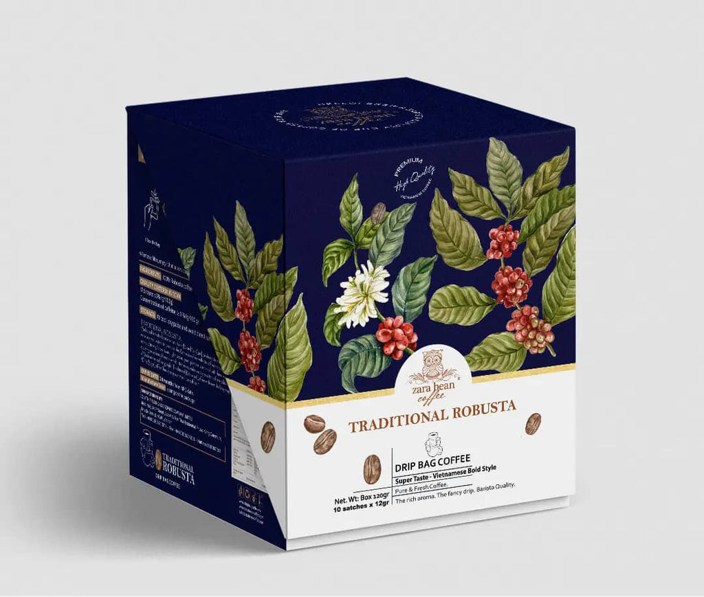 10 Bags of Vietnamese Coffee Filter Bags by Zara Bean Coffee