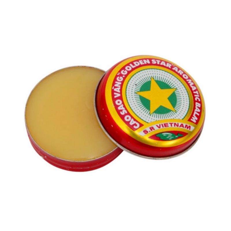 Cao Sao Vang Tiger Balm Golden Star Aromatic Vietnamese Ointment Cream 3 grams, 10 grams , 20 grams