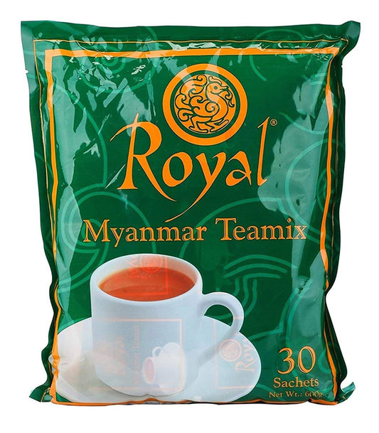 Royal Myanmar Teamix 3 in 1 Instant Tea Burmese Tea Mix 30 Packets