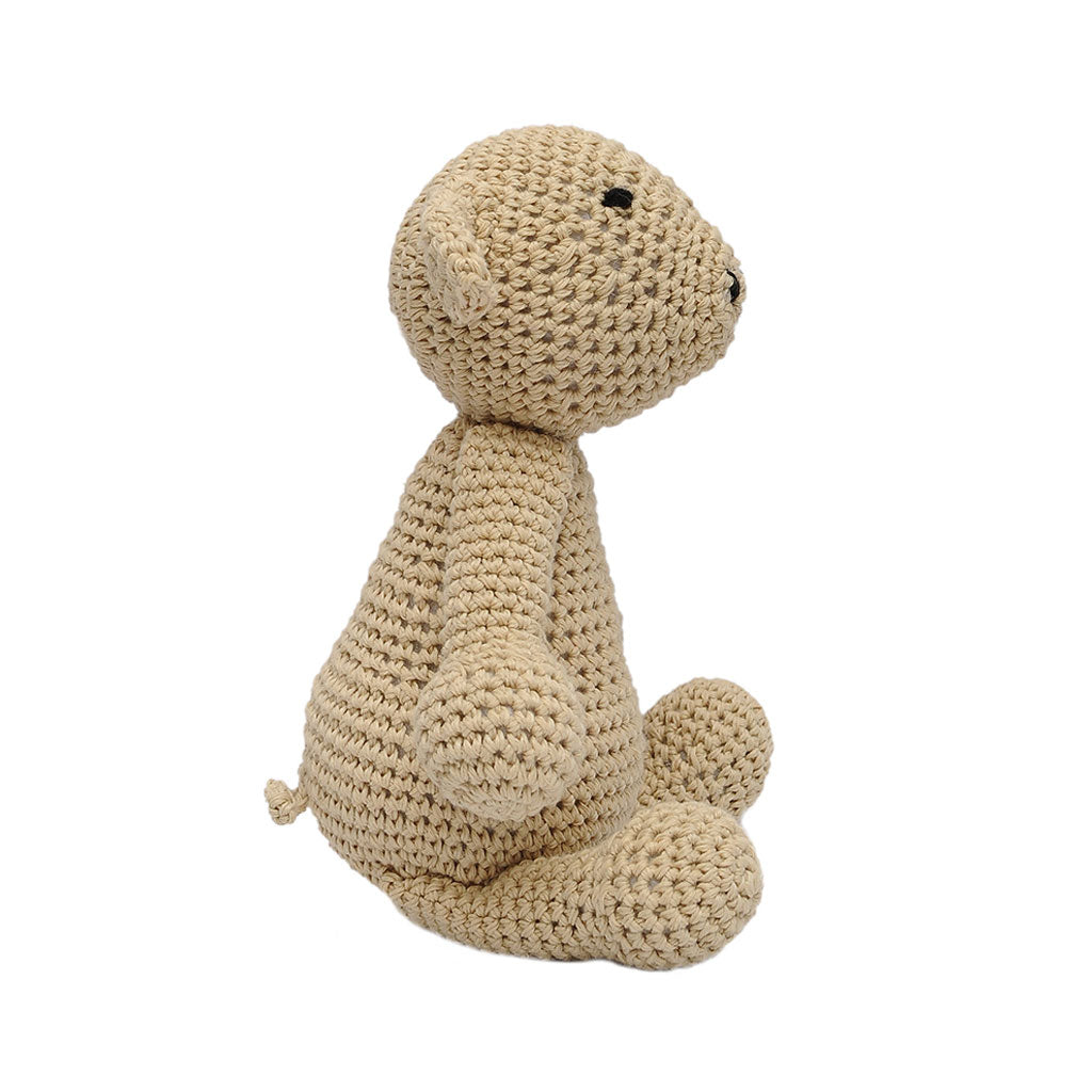 Cream Piggy Handmade Amigurumi Stuffed Toy Knit Crochet Doll VAC