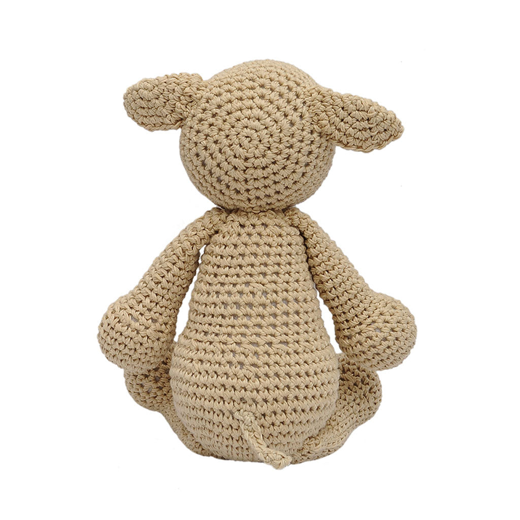 Cream Piggy Handmade Amigurumi Stuffed Toy Knit Crochet Doll VAC