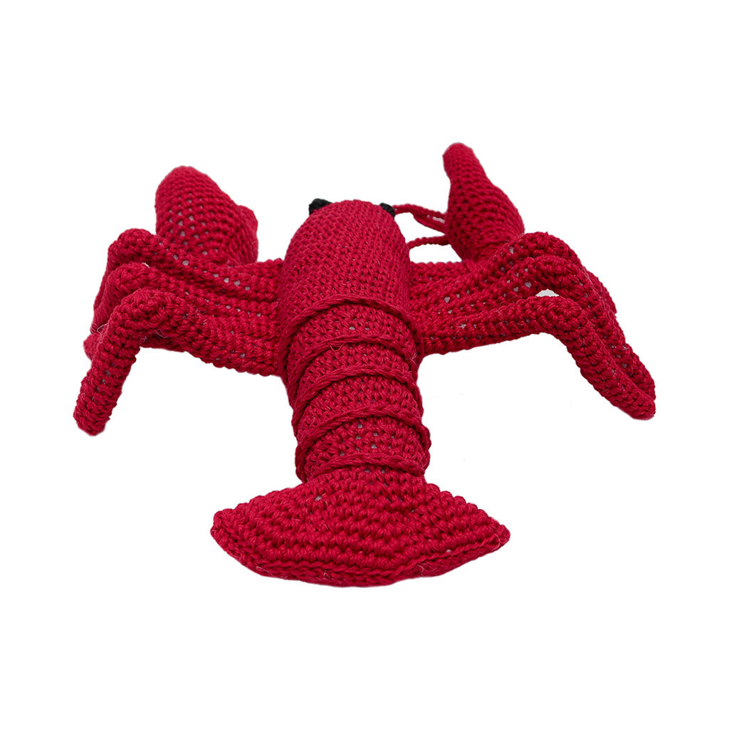 RED Lobster Handmade Amigurumi Stuffed Toy Knit Crochet Doll VAC