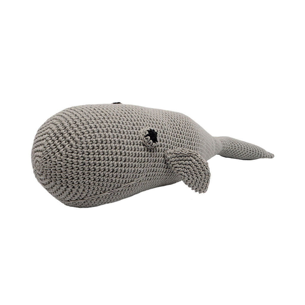Grey Whale Handmade Amigurumi Stuffed Toy Knit Crochet Doll VAC