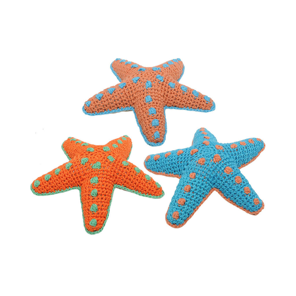 Starfish Handmade Amigurumi Stuffed Toy Knit Crochet Doll VAC