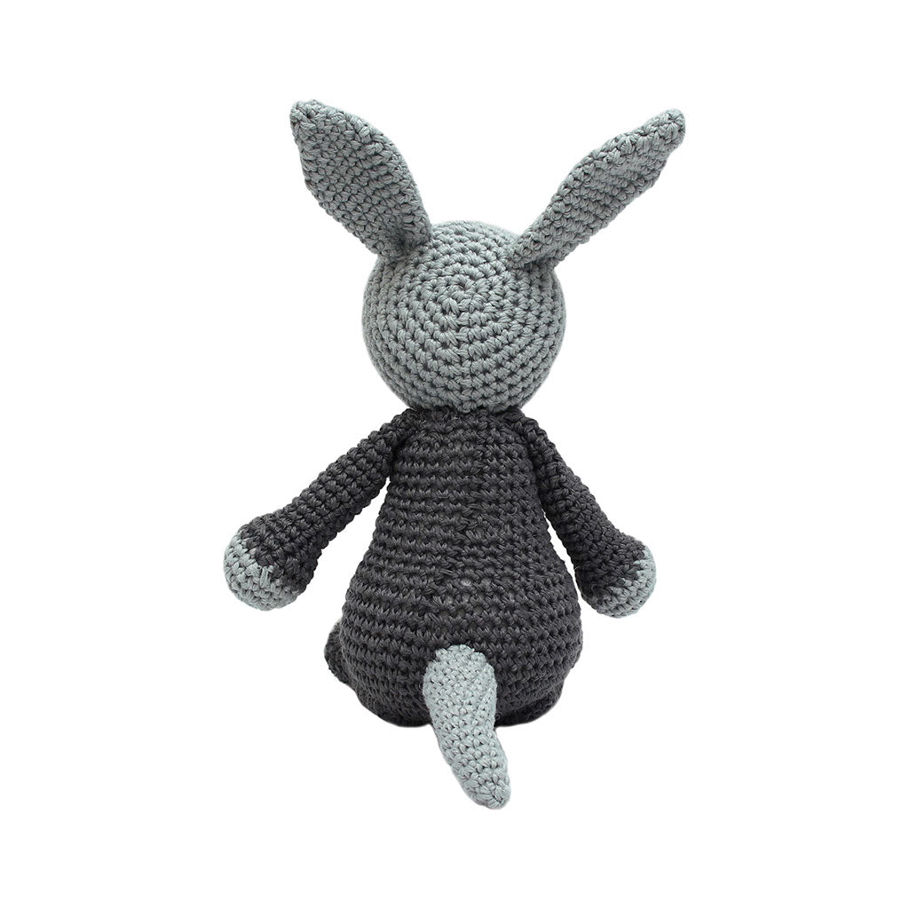 Black-Grey Aardvark Handmade Amigurumi Stuffed Toy Knit Crochet Doll VAC