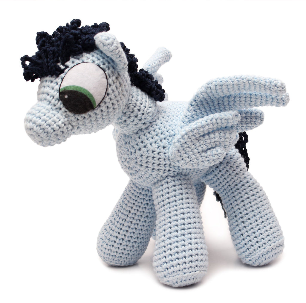 Applejack Pony Handmade Amigurumi Stuffed Toy Knit Crochet Doll VAC