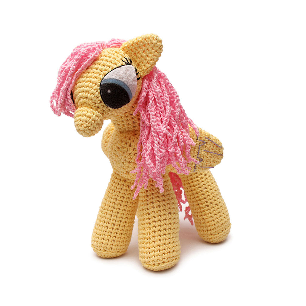 Applejack Pony Handmade Amigurumi Stuffed Toy Knit Crochet Doll VAC