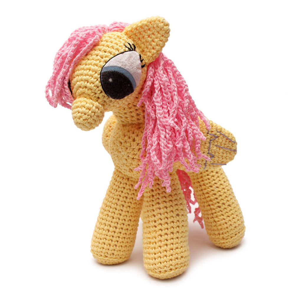 Applejack Pony Handmade Amigurumi Stuffed Toy Knit Crochet Doll VAC