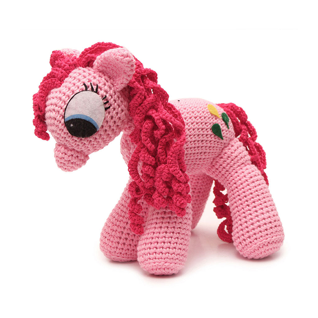 Applejack Pony Handmade Amigurumi Stuffed Toy Knit Crochet Doll VAC