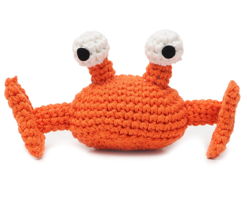 Crab Handmade Amigurumi Stuffed Toy Knit Crochet Doll VAC