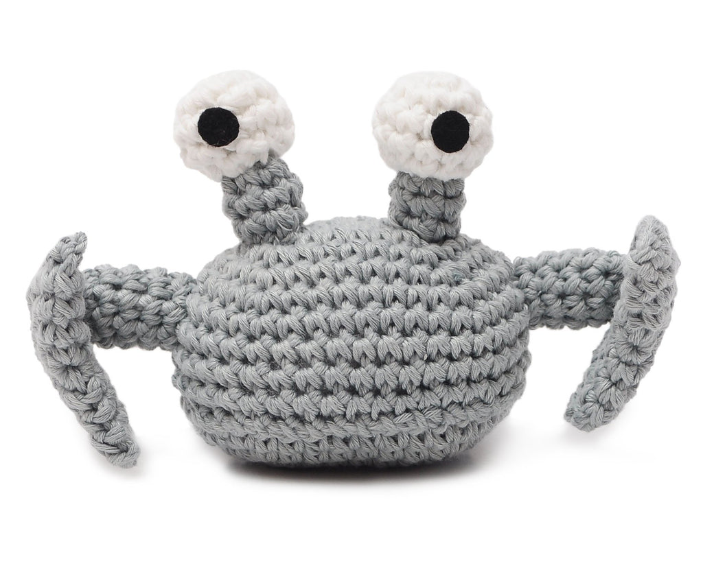 Crab Handmade Amigurumi Stuffed Toy Knit Crochet Doll VAC
