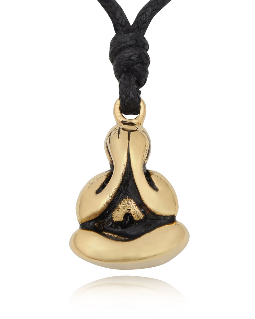 Monk Silver Pewter Gold Brass Charm Necklace Pendant Jewelry