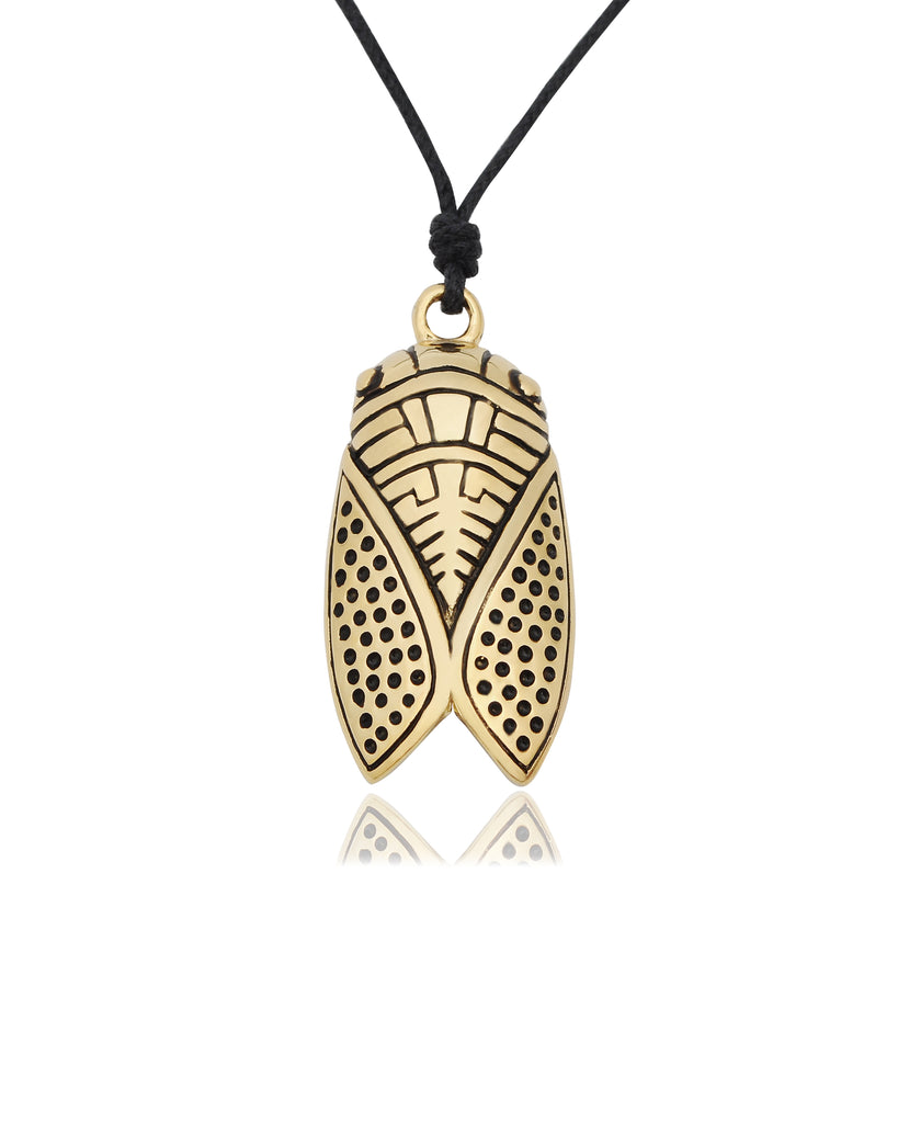 Cicada 92.5 Sterling-silver Silver Pewter Gold Brass Charm Necklace Pendant Jewelry