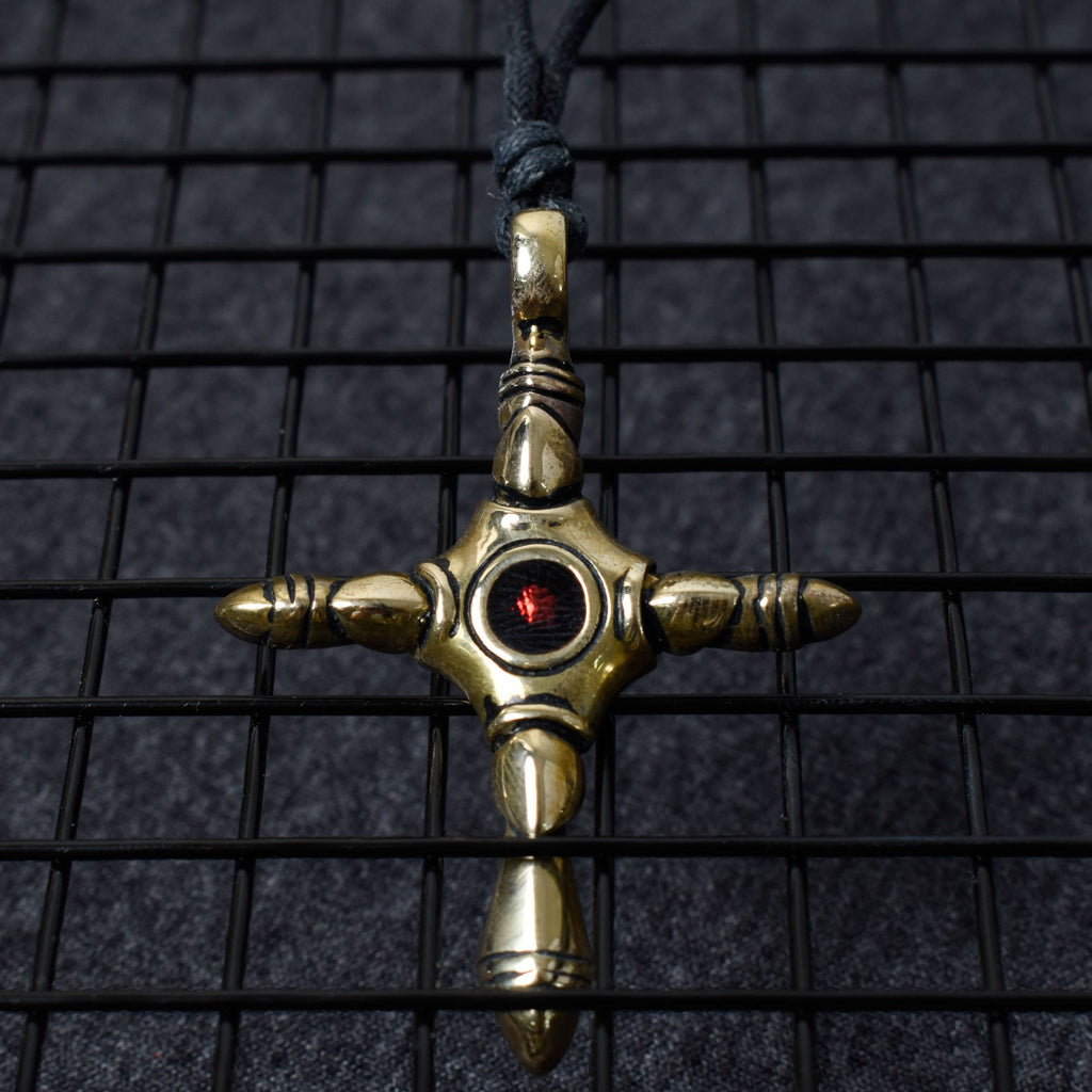 New Bird Claw Cross Silver Pewter Gold Brass Charm Necklace Pendant Jewelry