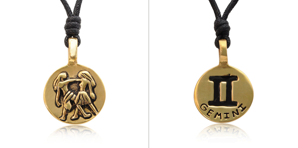 Astrology Silver Pewter Gold Brass Charm Necklace Pendant Horoscope Zodiac