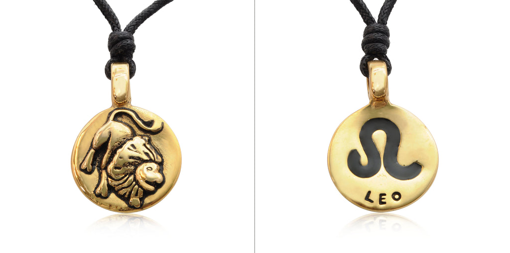 Astrology Silver Pewter Gold Brass Charm Necklace Pendant Horoscope Zodiac