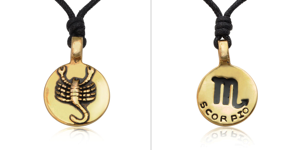 Astrology Silver Pewter Gold Brass Charm Necklace Pendant Horoscope Zodiac
