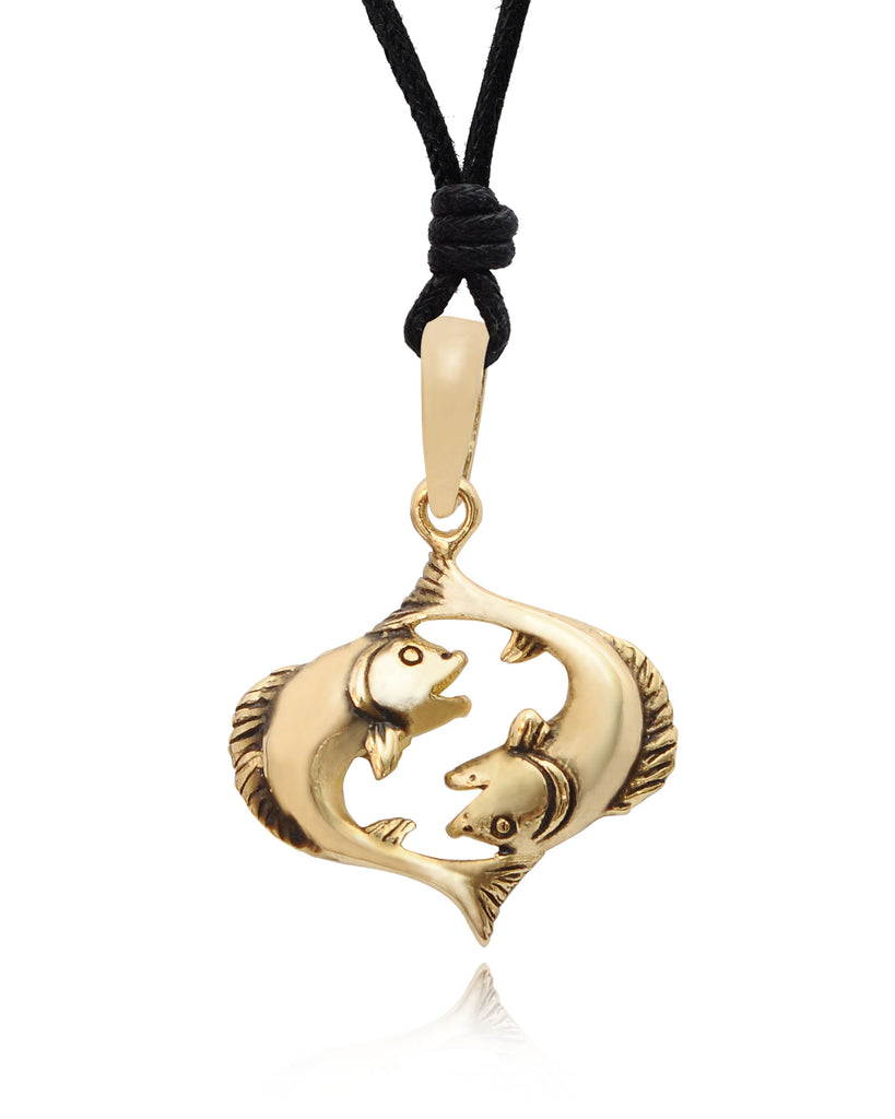 New Astrology Horoscope Sterling-silver Gold Brass Necklace Pendant Jewelry