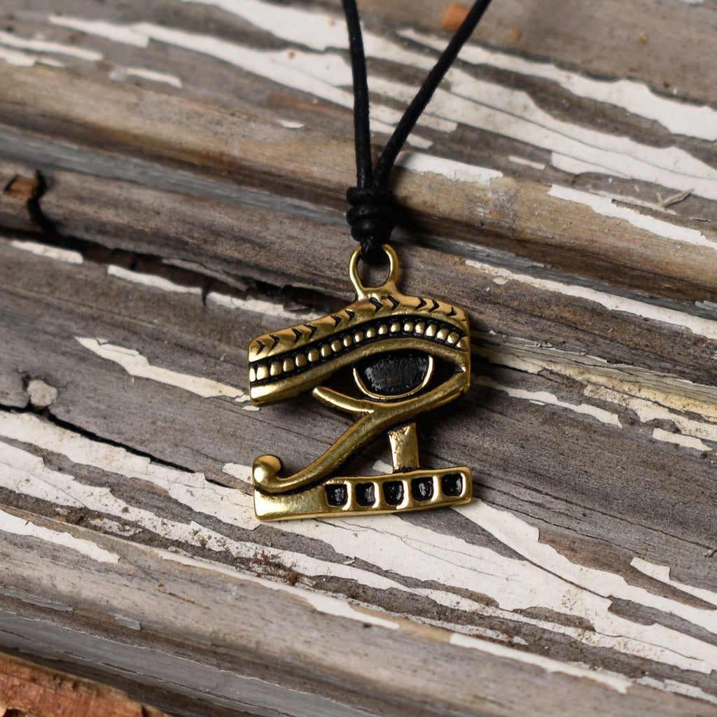 Egyptian of Horus Ra 92.5 Sterling Silver Pewter Brass Necklace Pendant Jewelry