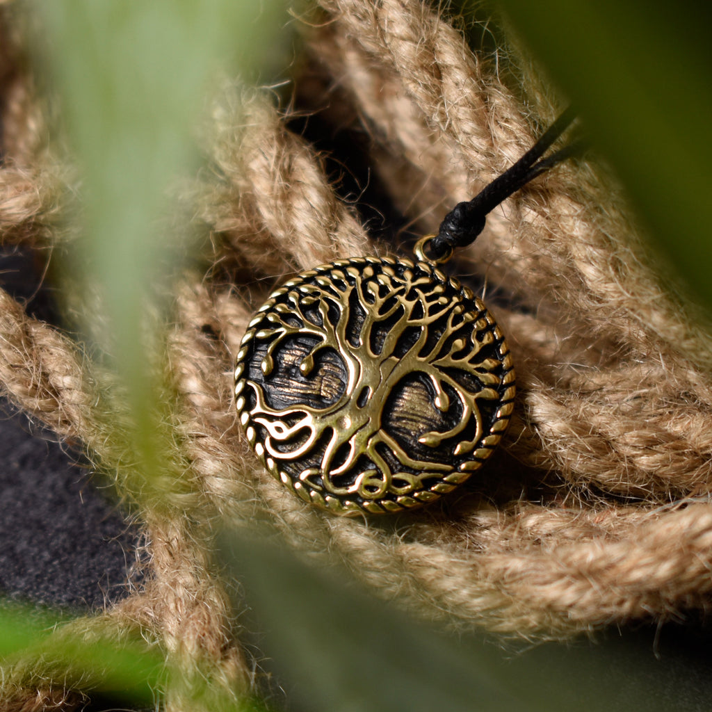Celtic Tree Of Life 92.5 Sterling Silver Pewter Brass Necklace Pendant Jewelry
