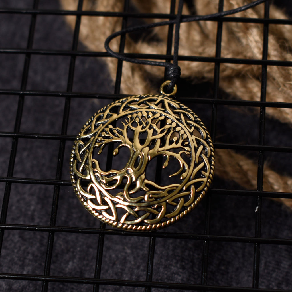 Celtic Tree Of Life 92.5 Sterling Silver Pewter Brass Necklace Pendant Jewelry