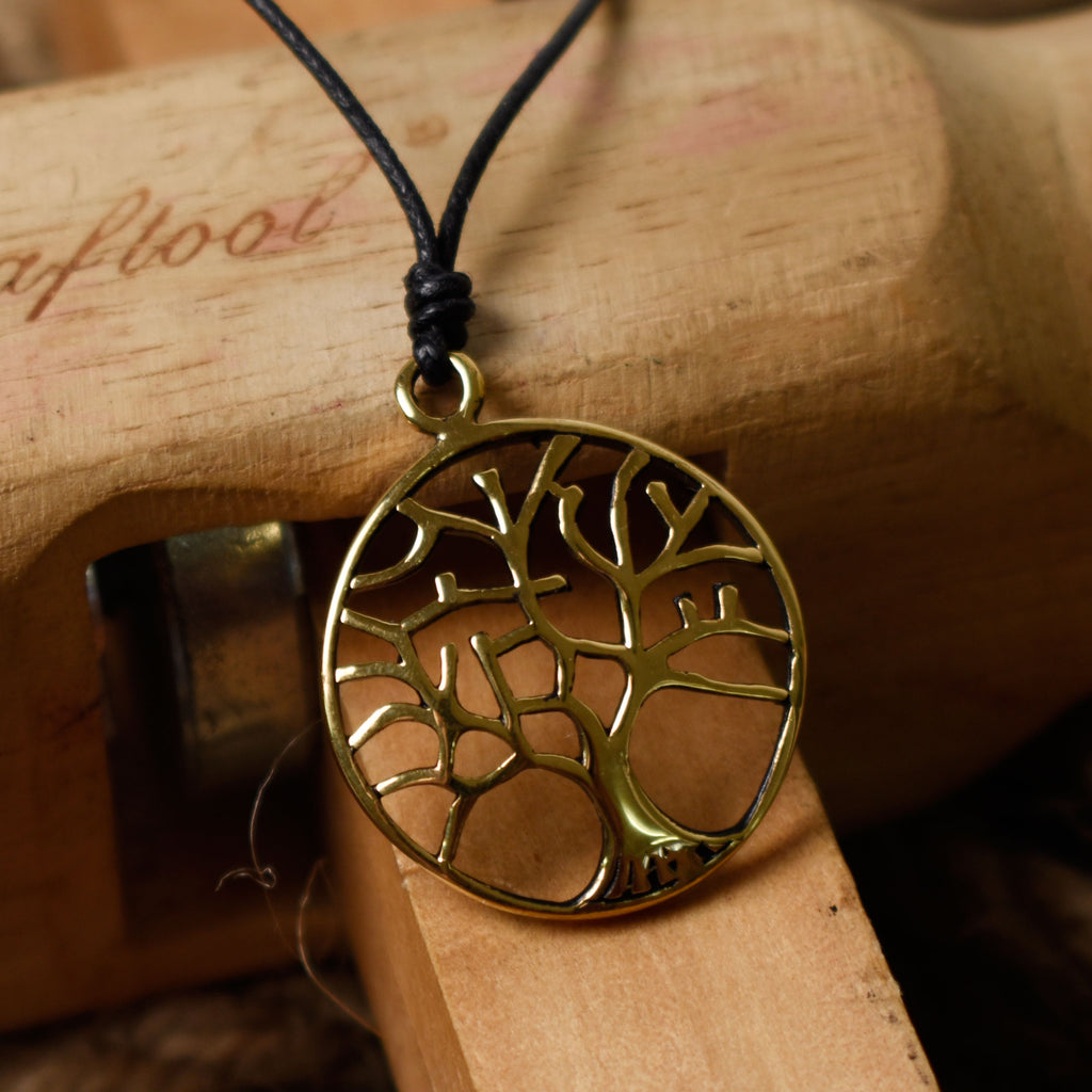 Celtic Tree Of Life 92.5 Sterling Silver Pewter Brass Necklace Pendant Jewelry