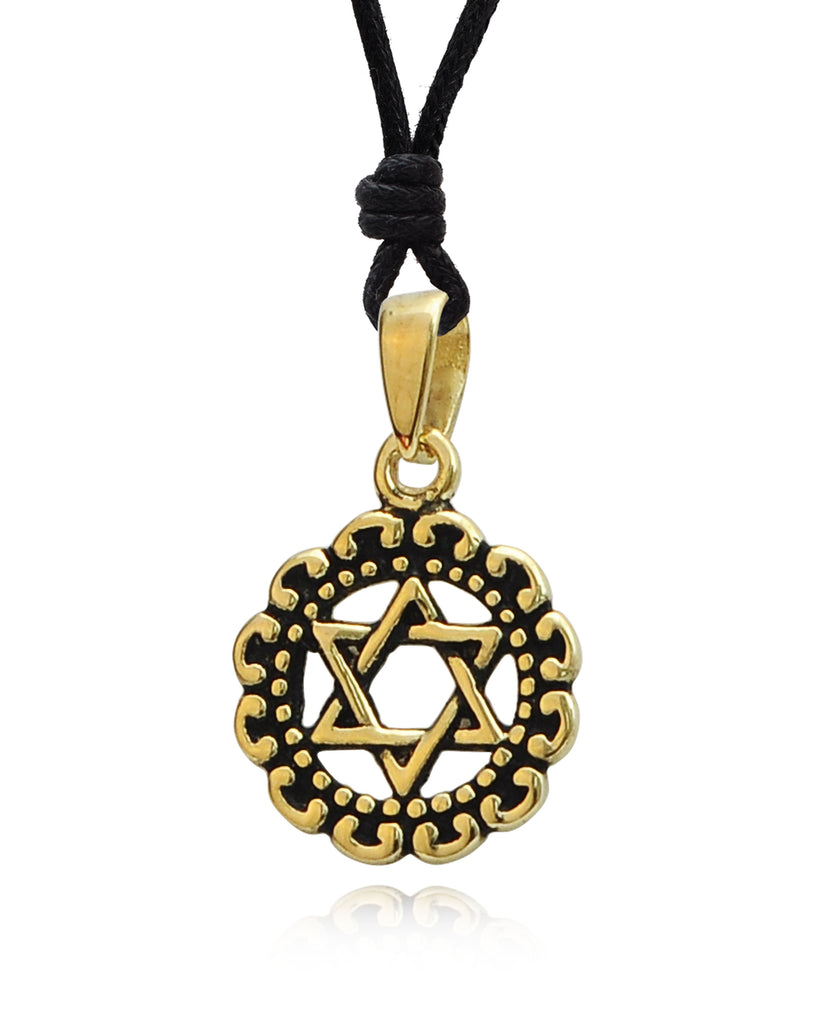Star Of David 92.5 Sterling Silver Brass Pewter Charm Necklace Pendant Jewelry