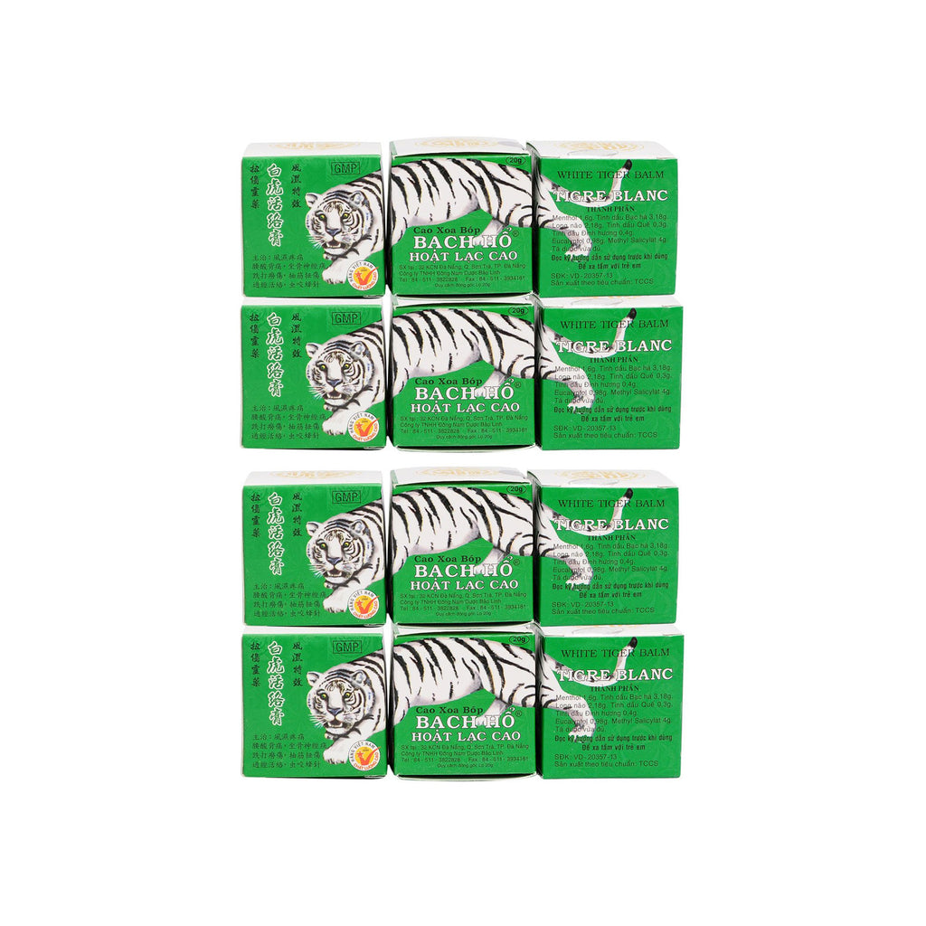 Bach Ho Vietnam 20g white tiger balm for Headache, Muscular Pains