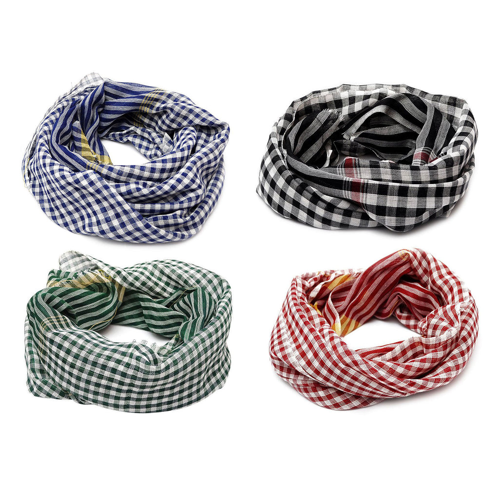 Vietnamese Khan Ran Scarf Army Uniform Khmer Cambodian Traditional War Costume