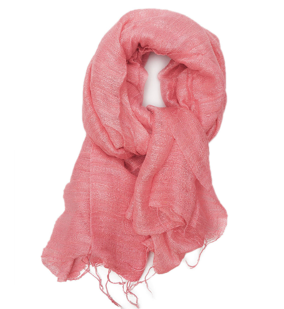 100% Vietnamese Fabric Scarf Shawl Pashmina 64 x 23.5 inch Large Soft Highest Quality