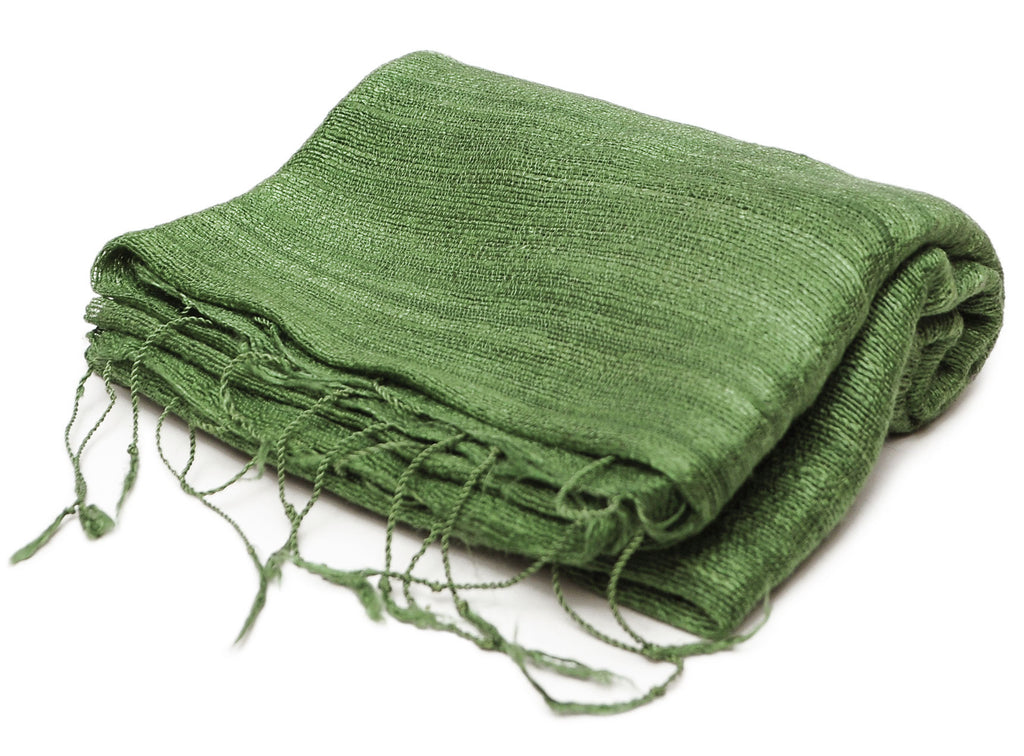 100% Vietnamese Fabric Scarf Shawl Pashmina 64 x 23.5 inch Large Soft Highest Quality