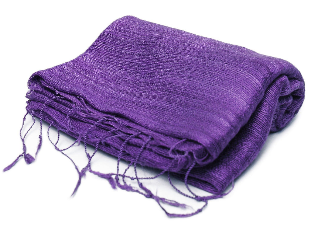 100% Vietnamese Fabric Scarf Shawl Pashmina 64 x 23.5 inch Large Soft Highest Quality