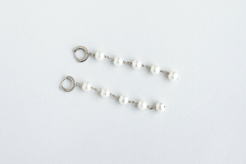 Natural Fresh Water Pearl Drop Earrings