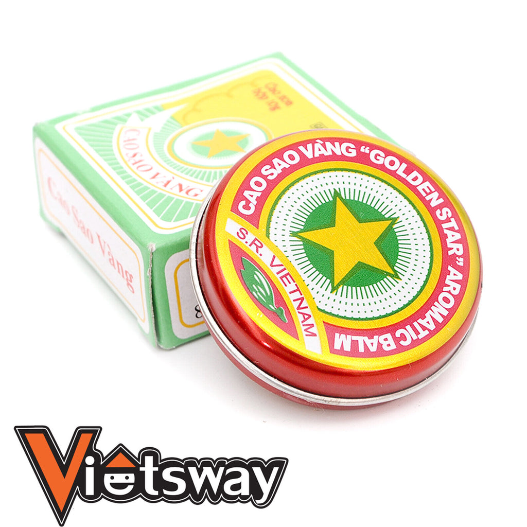 Cao Sao Vang Tiger Balm Golden Star Aromatic Vietnamese Ointment Cream 3 grams, 10 grams , 20 grams