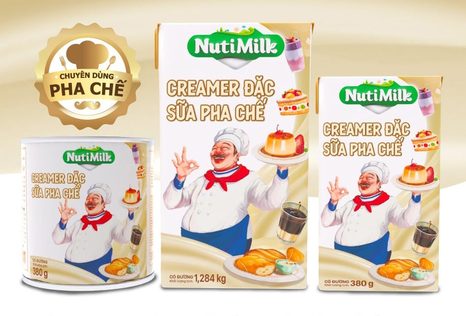 Nutimilk Condensed Milk Coffee Creamer from Vietnam