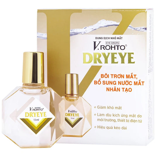 VRohto Dryeye Eye Drops for Relief, Moisturization, and Preventing Dry Eye