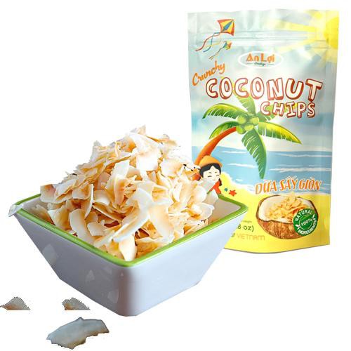 An Loi Vietnamese Crunchy Coconut Chips 80g - Vietnam Ben Tre 's Specialties
