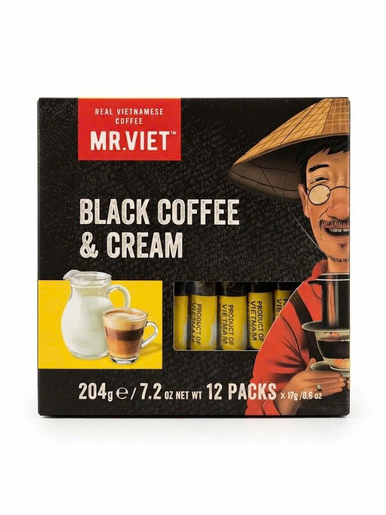 Mr. Viet Vietnamese Instant Coffee  4in1 / 3in1 / 2in1 Cappuccino / Black Americano/ Ginsheng Coffee