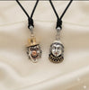 Clown Mime Circus Art 92.5 Sterling Silver Charm Necklace Pendent Jewelry