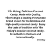 Yen Hoang Coconut Milk Candy With Pandan & Cocoa Flavours 250g