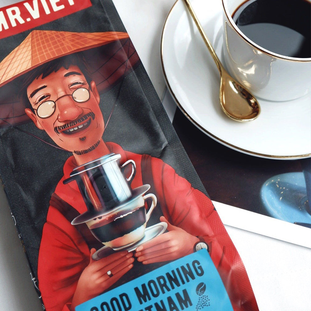 MR. VIET Coffee Vietnamese Coffee Bean Arabica Robusta Flavors 250 500g VietsWay