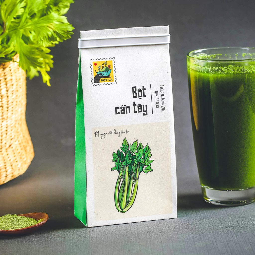 100g Dandelion/ Celery/ Pennywort/ Fish mint/ Shiso Powder Bột Lá L'angfarm Vietnamese Brand