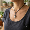 New Buddha Head Gold Brass Charm Necklace Pendant Jewelry (Copy)