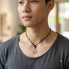 Zodiac Chinese Text Sterling Silver Charm Necklace Pendant Jewelry (Copy)