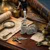 925 Sterling Silver Designer Textured Rooster Movement Pendant