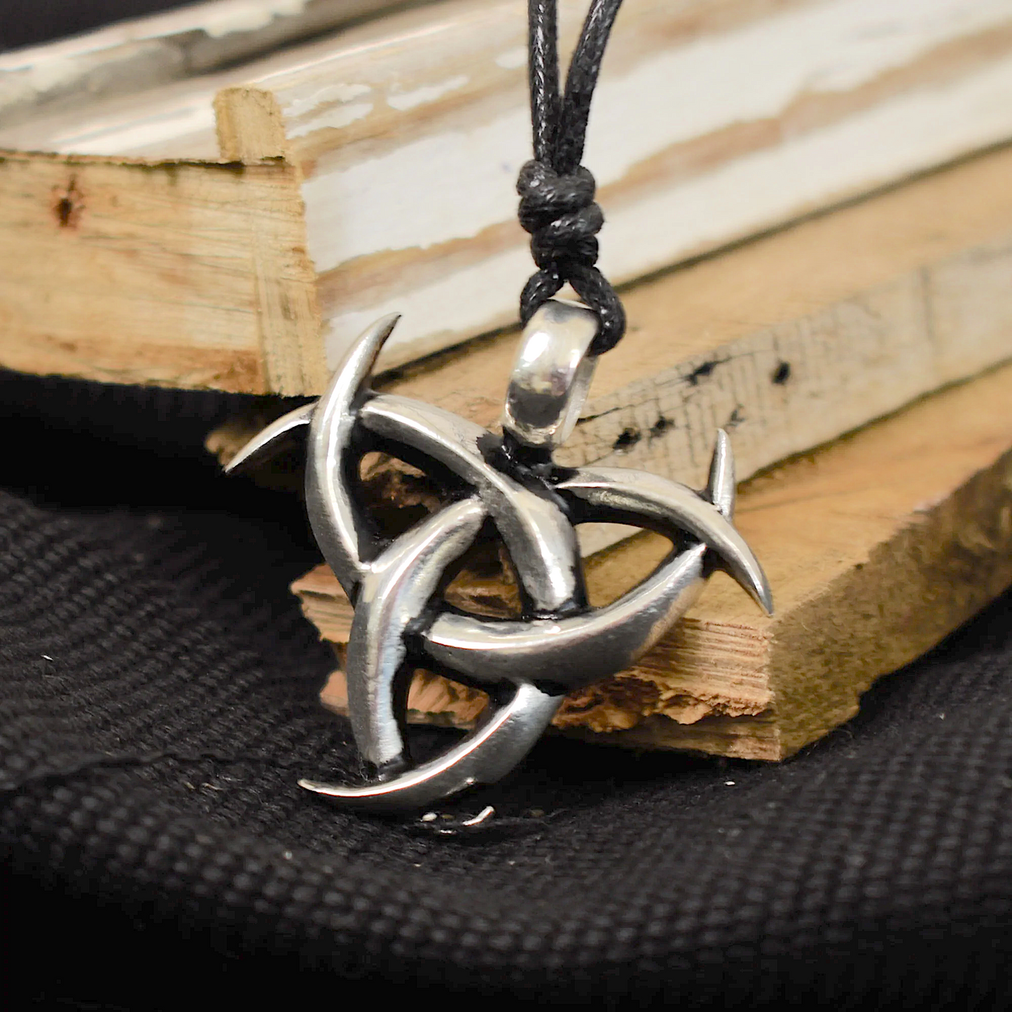 Trilogy Triquetra Silver Pewter Gold Brass Charm Necklace Pendant Jewelry