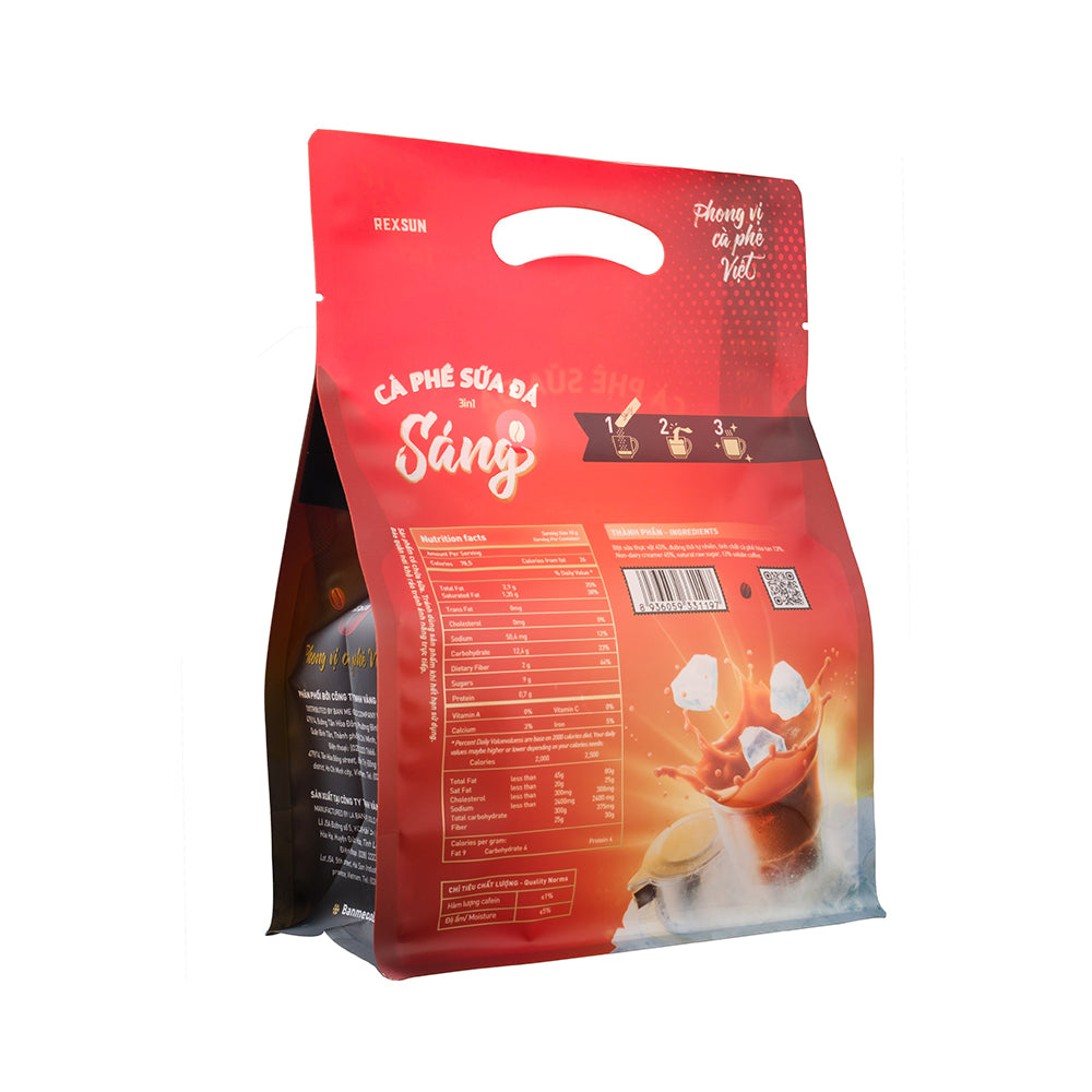Rexsun -Sang Instant Milk Iced Coffee 3in1 - 570grams (30 packs x 18g)