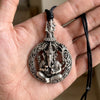 Large Ganesha Elephant God 92.5 Sterling Silver Necklace Pendant Hindu Jewelry