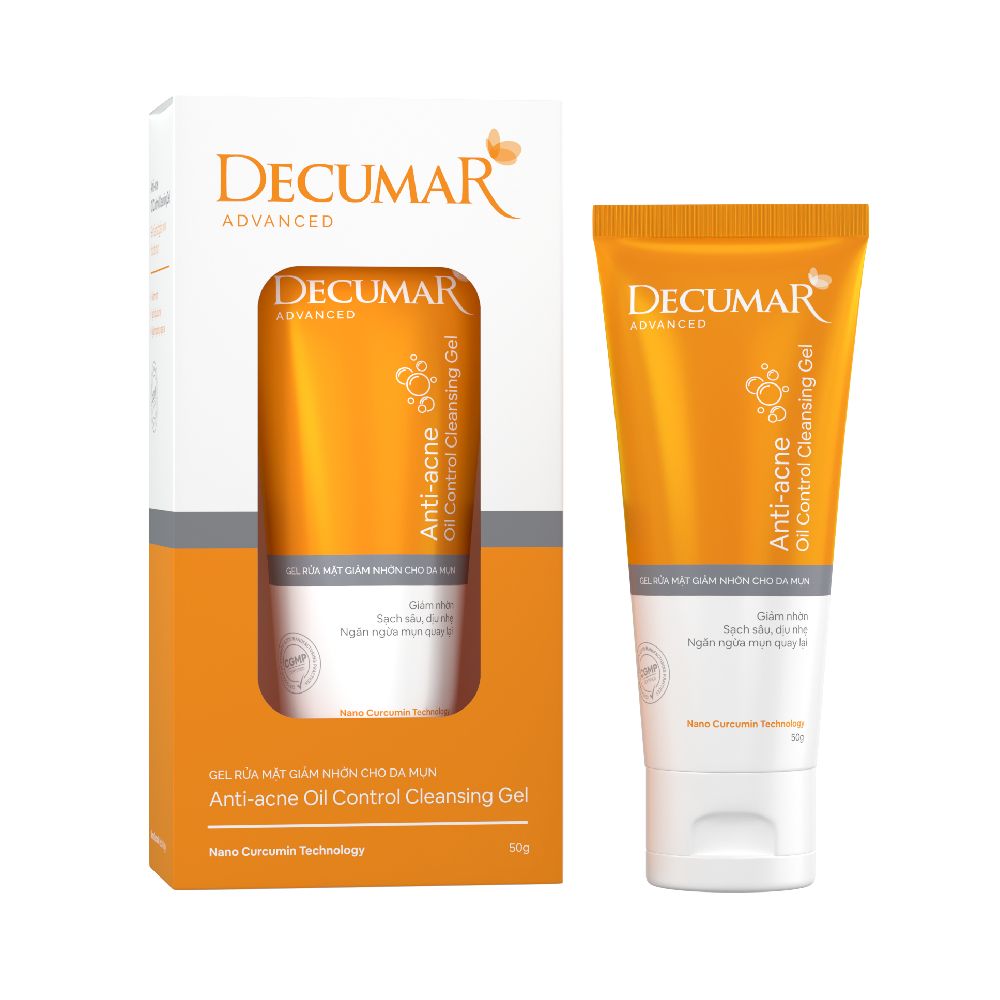Decumar Anti-acne Brightening Cleansing Milk Advanced- Sua Rua Mat Ngua Mun Decumar - Skincare Vietnam CVI Pharma