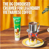 Vinamilk Sweetened Condensed Milk Creamer Tubes 5.82 Oz Each, Kantar Choice, Light Creamy Sweet - Portable Liquid Creamer for Vietnamese Drip Coffee, Smoothie, and Dessert